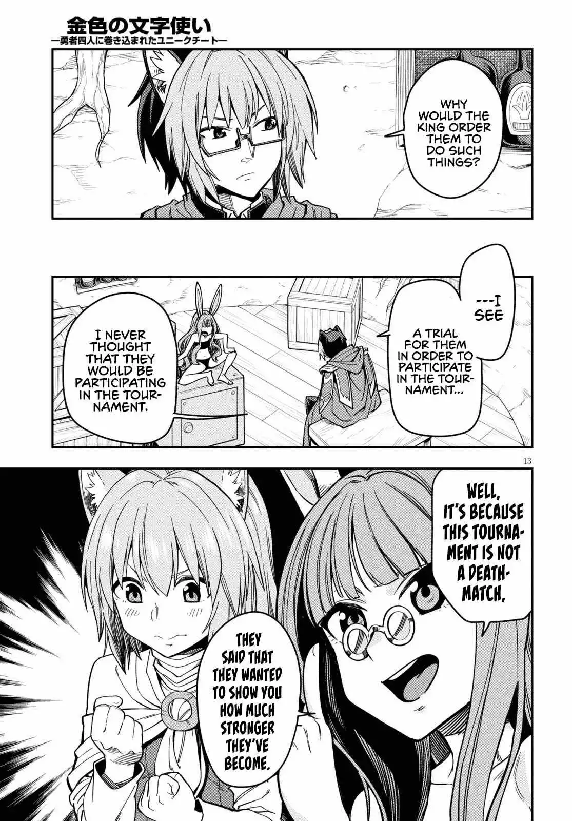 Konjiki no Moji Tsukai - Yuusha Yonin ni Makikomareta Unique Cheat Chapter 77 15